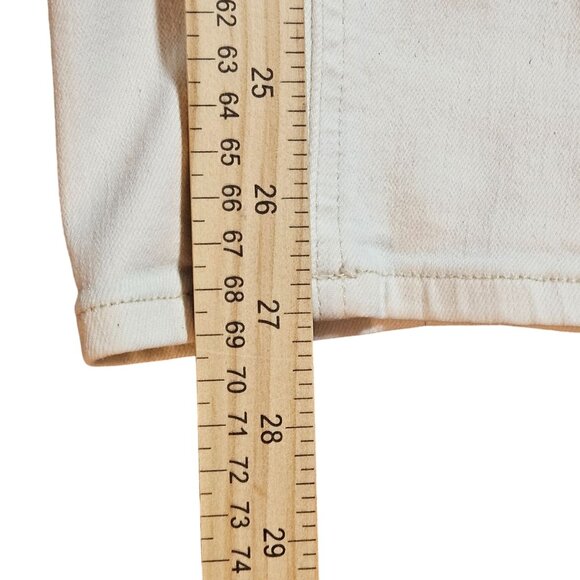 Rag & Bone Women's Ecru Cate Mid Rise Skinny Jeans Size 30 Cotton/Elastane Blend - Picture 14 of 16